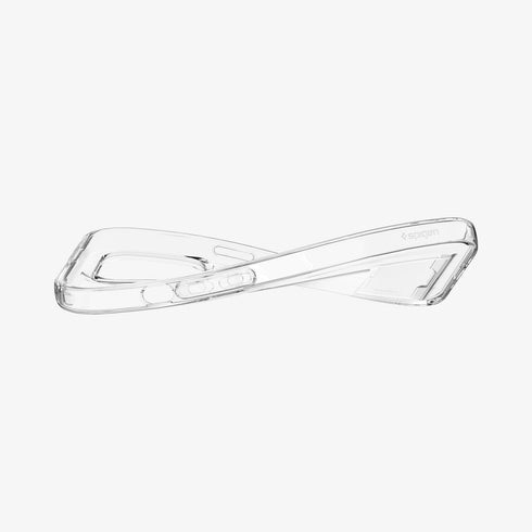 ACS04832 - iPhone 14 Pro Max Case Crystal Slot in crystal clear showing the back with card in slot